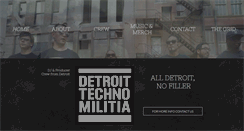 Desktop Screenshot of detroittechnomilitia.com